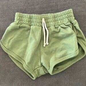 Childhoods Track Shorts Green
